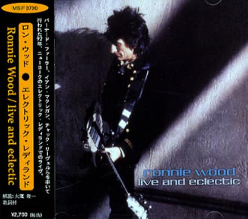 Ronnie Wood Live And Eclectic Japanese CD album (CDLP) (183048)